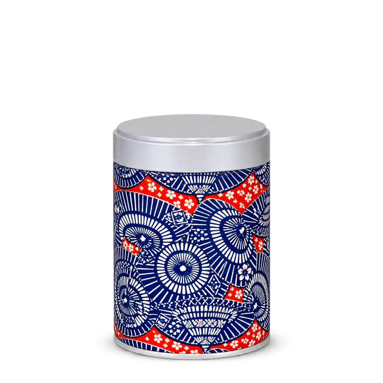Boîte à thé 50 g, présentée à l’échelle