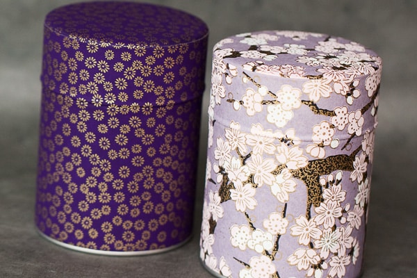 Boîtes à thé washi