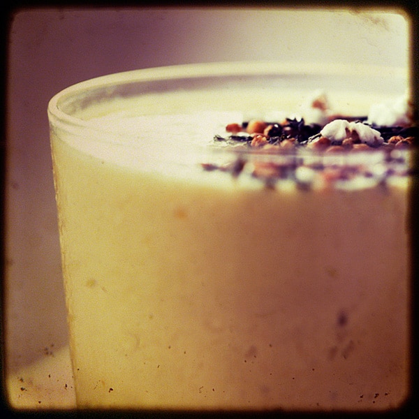 Smoothie et thé