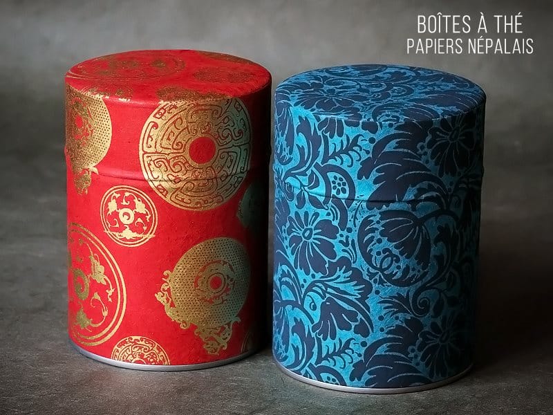 Boîtes à thé lokta