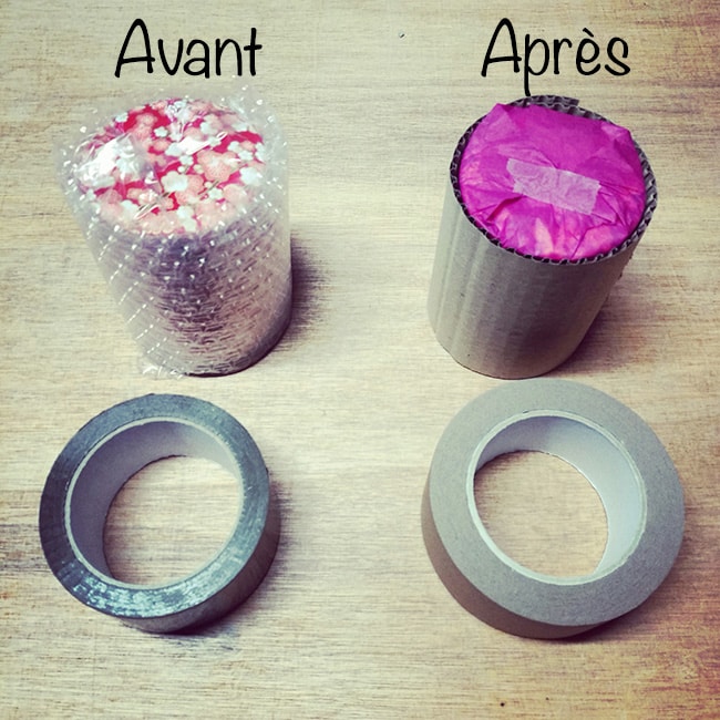 Préparation de commande sans plastiques
