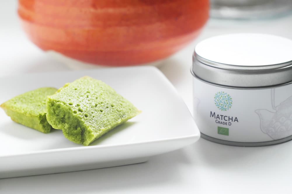Financiers au thé vert matcha