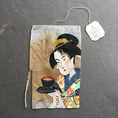 Ruby Silvious Geisha tea bag
