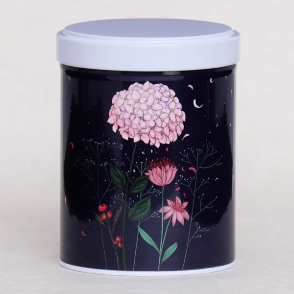 B-boite-the-illustree-hortensia Boîte à thé empilable artisanale illustrée - Hortensias
