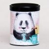 B-boite-the-illustree-panda Boîte à thé empilable artisanale illustrée - Panda