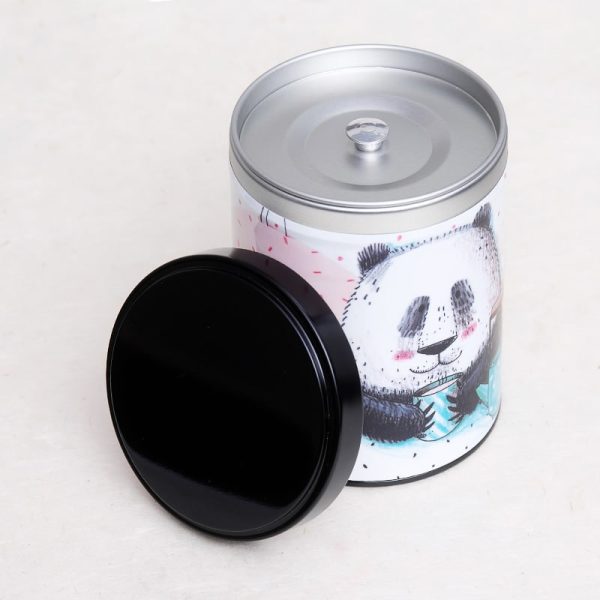 B-boite-the-illustree-panda-4 Boîte à thé empilable artisanale illustrée - Panda