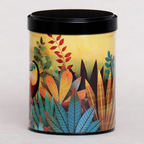 Boîte à thé empilable artisanale illustrée - Toucan
