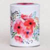 Boîte à thé artisanale illustrée - Bouquet de coquelicots