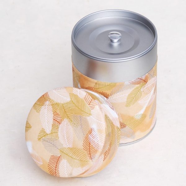 Boîte à thé washi artisanale française - Akane