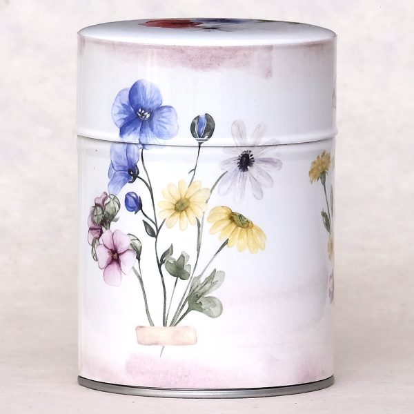 C-boite-illustree-flowers-fields-3 Traditional illustrated tea caddy - Field flowers