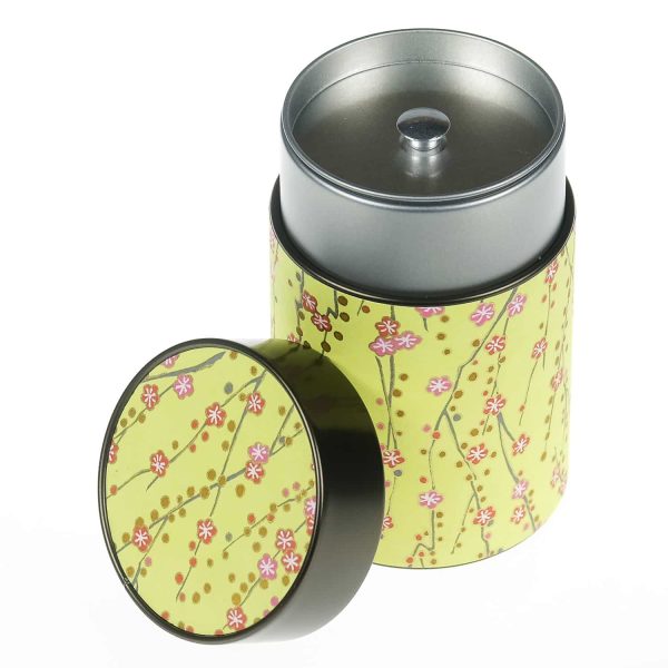 Boîte à thé 80g papier washi – Cascade fleurie