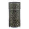 Black washi tea caddy with gold shooting stars