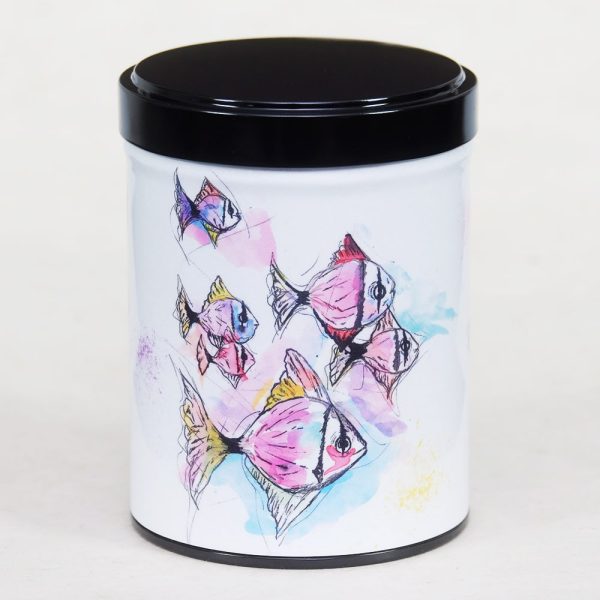 B-222-boites-B-nuage-fish Illustrated stackable tea caddy - Fish cloud