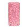 Red tea caddy with white dots