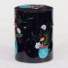 Boîte à thé illustrée traditionnelle – Fleurs de thé
