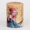 Boîte à thé illustrée traditionnelle – Hérons