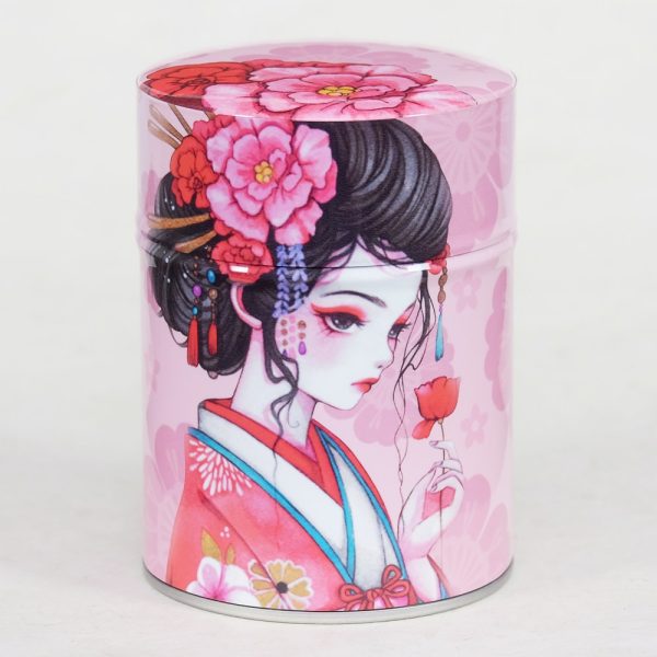 Boîte à thé illustrée traditionnelle – Haru