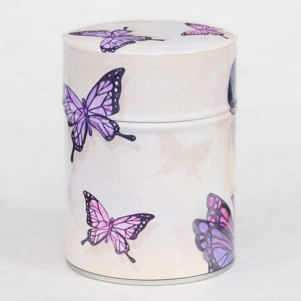 Boîte à thé illustrée traditionnelle – Mme Butterfly