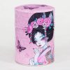 C-197-boites-C-keiko Traditional illustrated tea caddy - Keiko