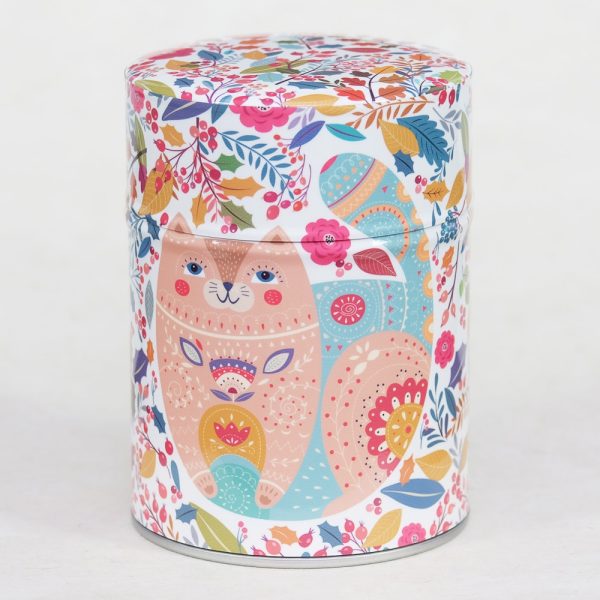Boîte à thé illustrée traditionnelle – Ozie