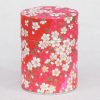 Traditionelle Teedose aus Washi-Papier - Akai