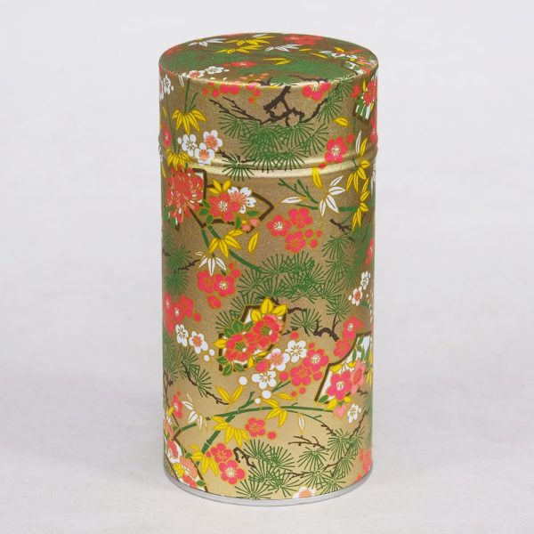 K-155-boite-the-washi-K-ishiro Tea caddy 150g washi paper - Ishiro