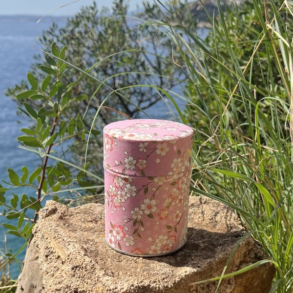Caja de té de papel washi tradicional - Nakaicho