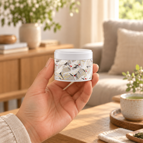 Small 20g washi paper tea box - Kuren