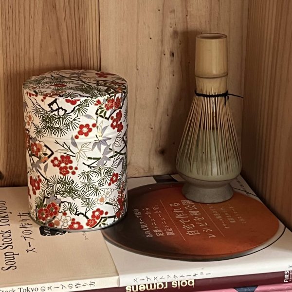 IMG_3215 Traditional washi paper tea caddy - Fukugawa