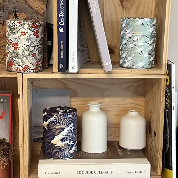Boîte à thé traditionnelle papier washi – Rengo