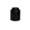 Boite dome classique métal noire boite a the en metal noir