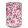 beige and pink cherry blossom tea box