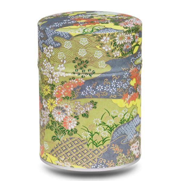 boite a the multicolore motif japon paysage