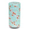 K-002-boite-the-washi-K-sakana grande boite a the washi turquoise avec poisson rouge