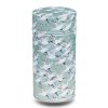 K-157-boite-the-washi-K-rengo grande boite a the washi turquoise avec grues
