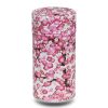 K-166-boite-the-washi-K-izumi grande boite a the washi beige avec fleurs roses