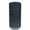 grande boite a the washi bleu marine avec motif géométrique