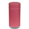 large red washi box with geometric pattern