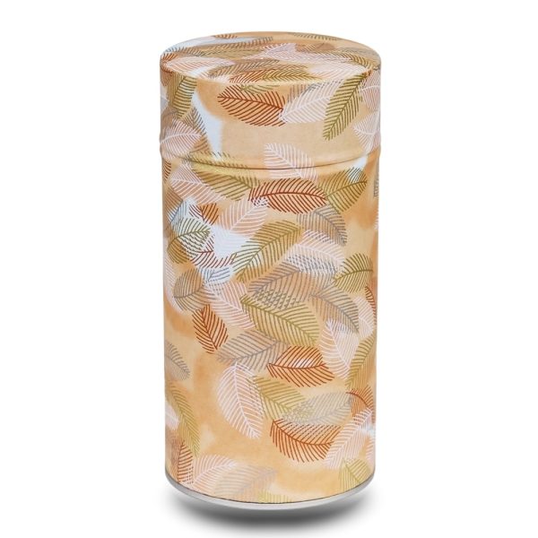 boite-the-washi-K-akane grande boite a the washi or avec feuille stylise