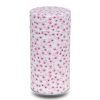 grande boite a the washi blanche avec fleur rose