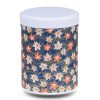 boite-the-washi-W-sakimi Boite a thé en papier washi bleu marine avec feuilles d'érables