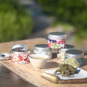 categorie petite boite a the de voyages en metal et papier washi