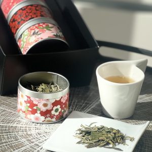 coffret de degustation de the avec boites washi