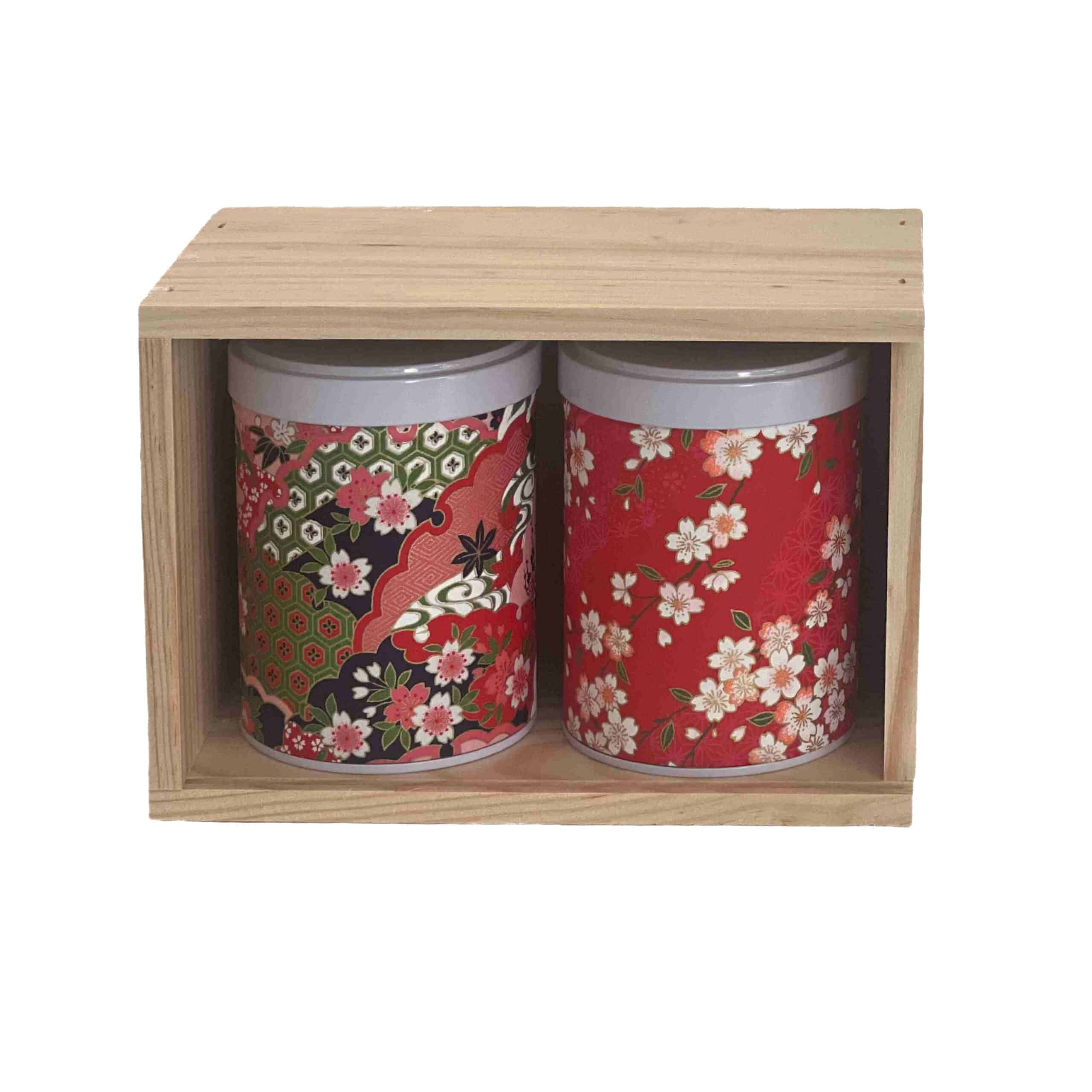 Coffret de 2 boîtes Washi empilables - 100g