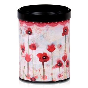Artist's box with red poppies