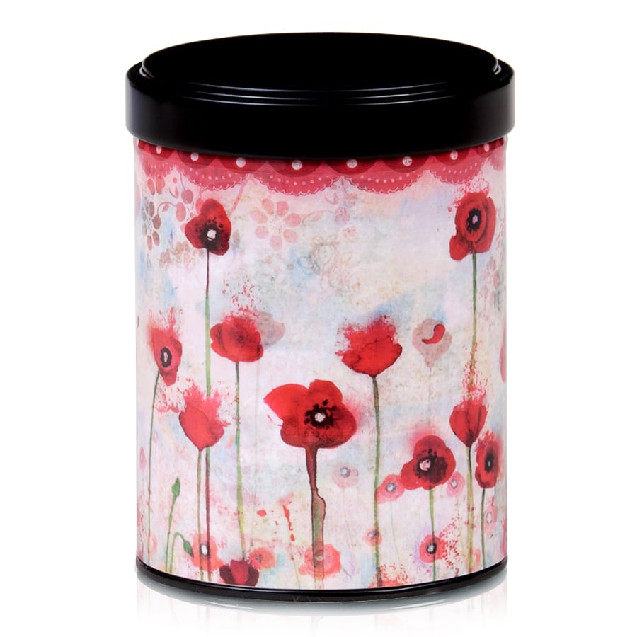 Artist's box with red poppies