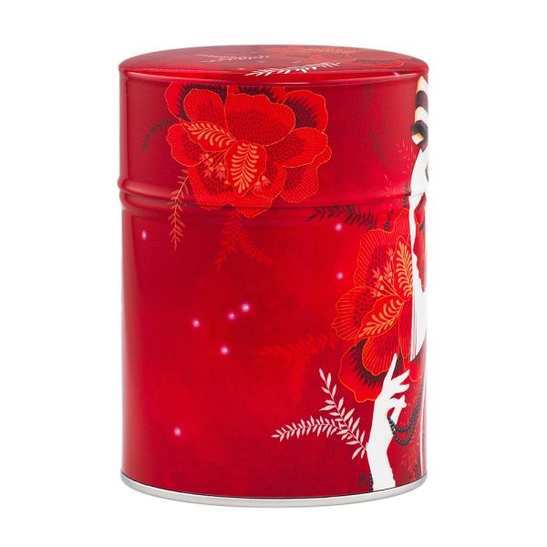 Boîte à thé illustrée traditionnelle – Hina