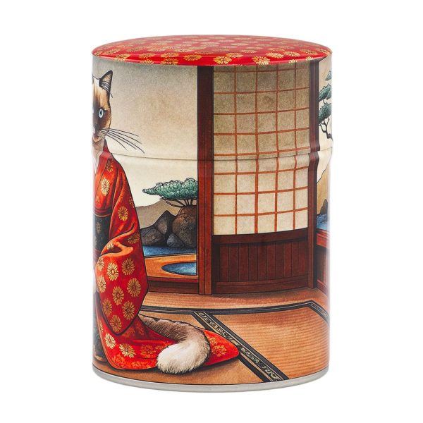 Boîte à thé illustrée traditionnelle – Mao Mao