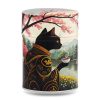 boîte à thé japonaise traditionnelle 100g illustrée Mugi motif épis de blé dorés