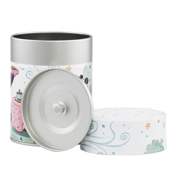 Boîte à thé illustrée traditionnelle – Panda Cha